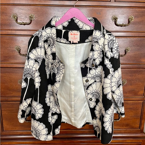 Kate Spade Crop Jacket in Florence Broadhurst for Kate Spade Exclusive Fabric - Picture 11 of 11